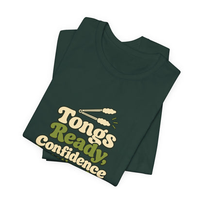 Tongs Ready Cook Retro Tee