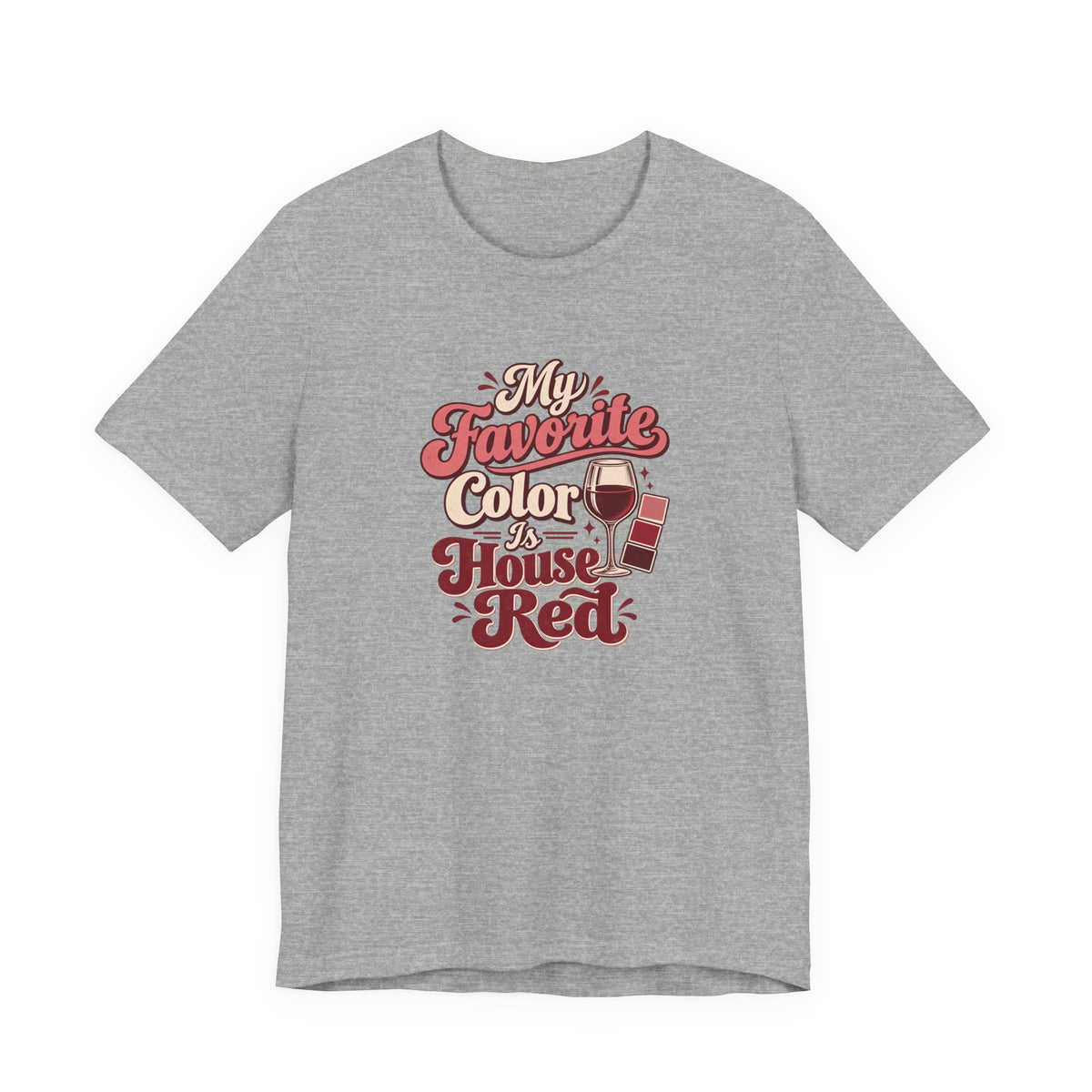 House Red Color Club Tee