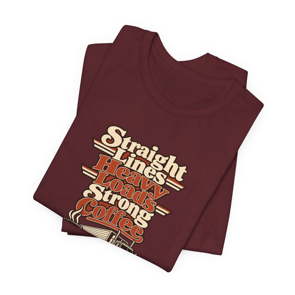 Trailer Lines Trucker Retro Tee