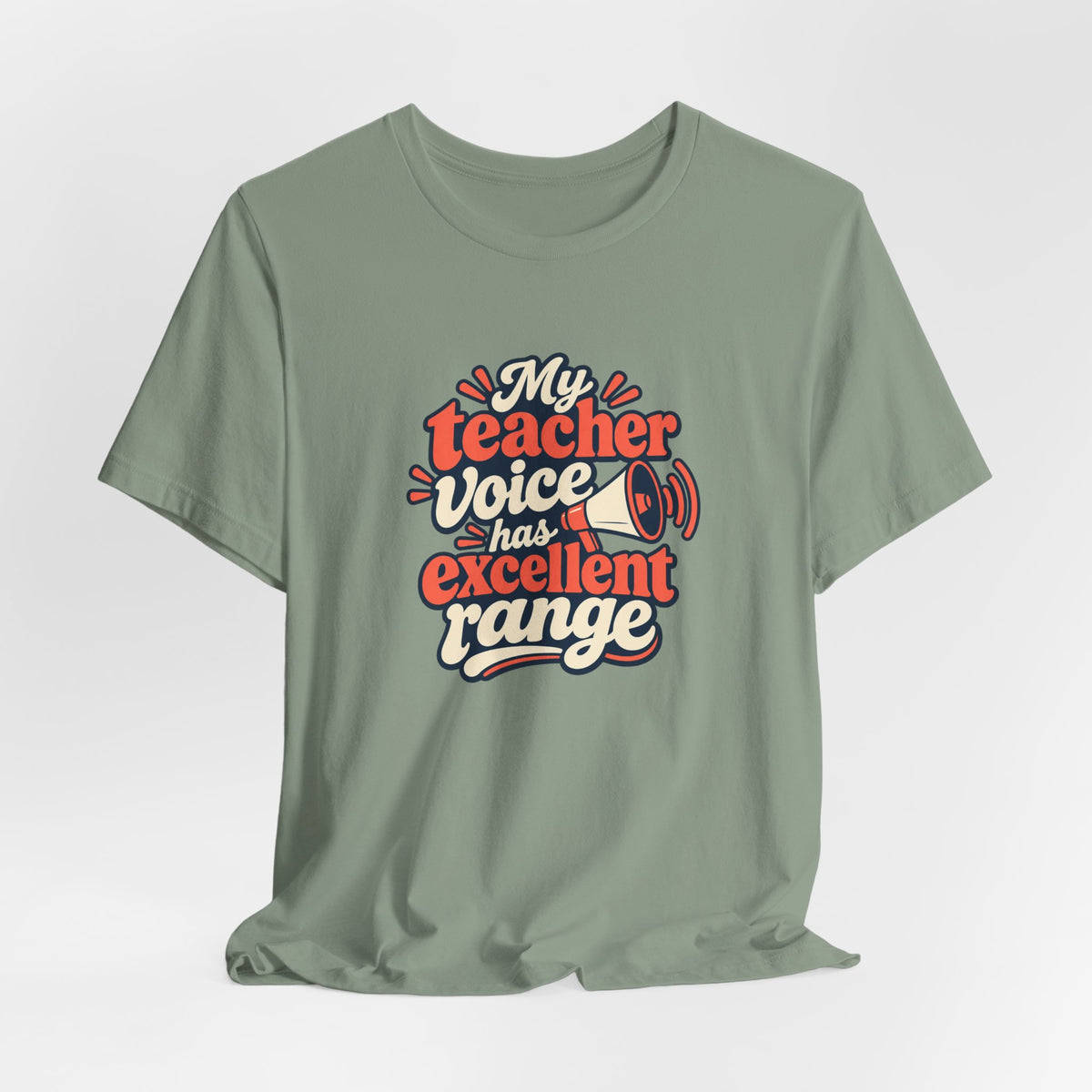 Teacher Voice Range Retro Shirt