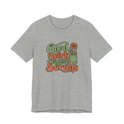 Scrub Life Bloom Retro Tee