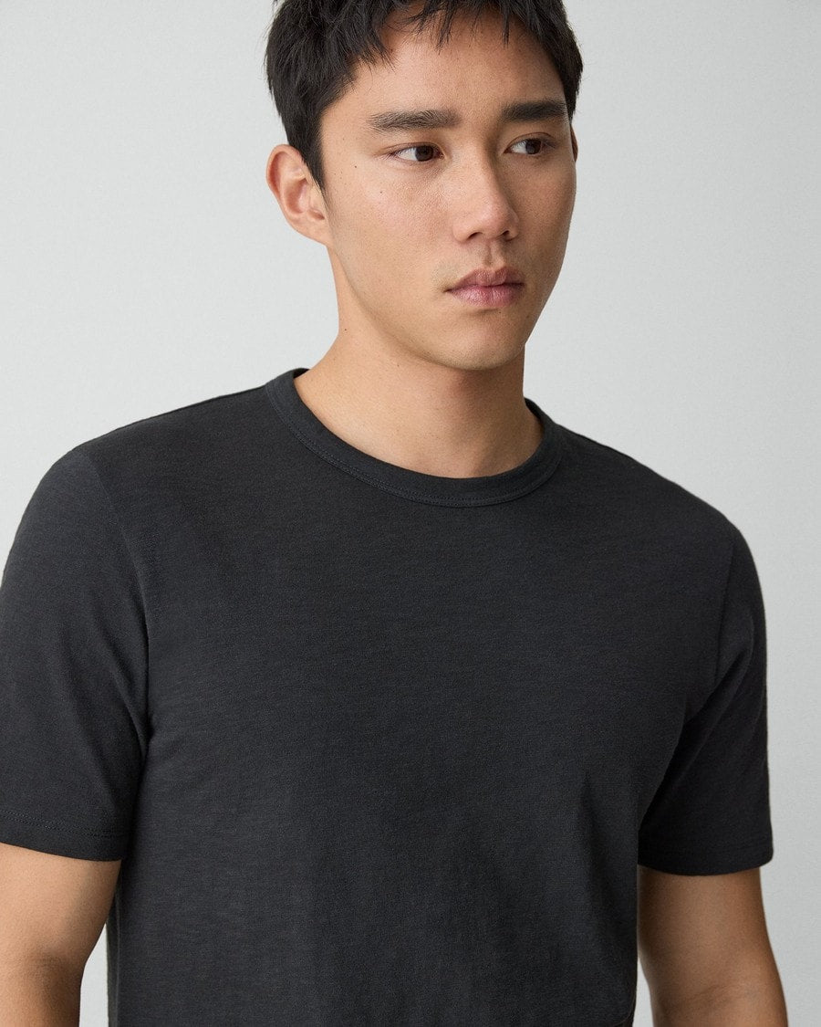Essential Tee in Cosmos Slub Cotton