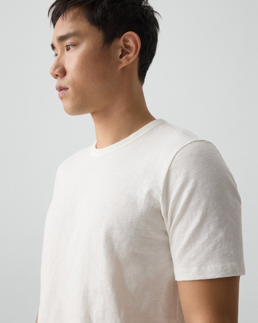 Essential Tee in Cosmos Slub Cotton