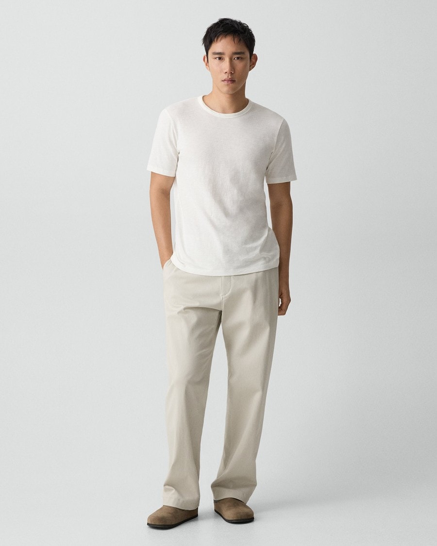 Essential Tee in Cosmos Slub Cotton
