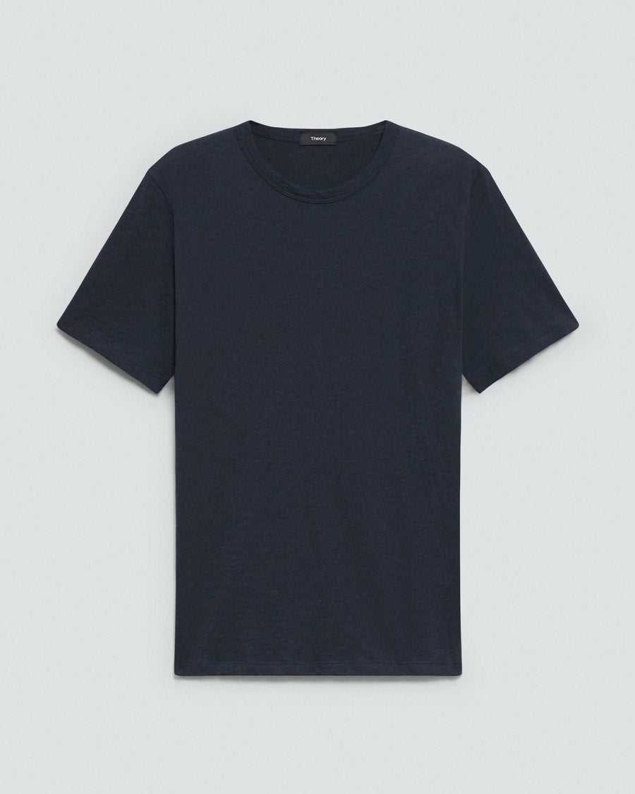 Essential Tee in Cosmos Slub Cotton