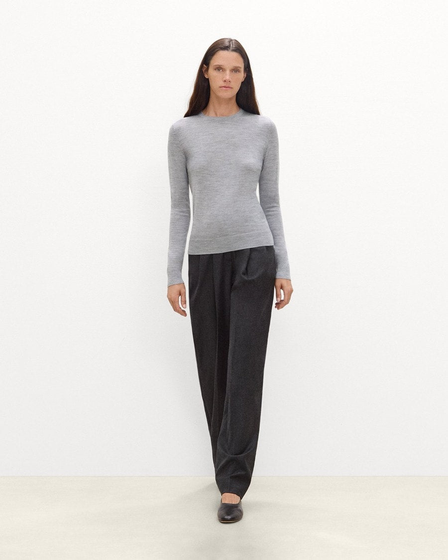 Crewneck Sweater in Regal Wool