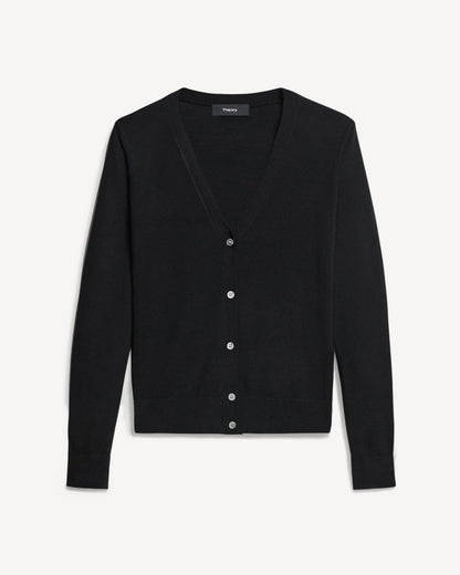 V-Neck Cardigan in Regal Wool