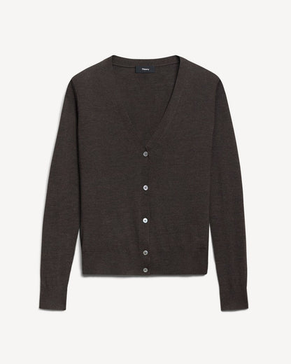 V-Neck Cardigan in Regal Wool