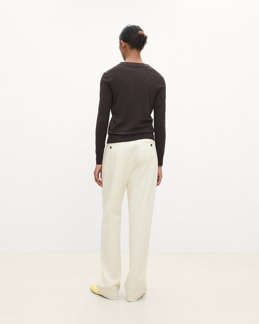 V-Neck Cardigan in Regal Wool