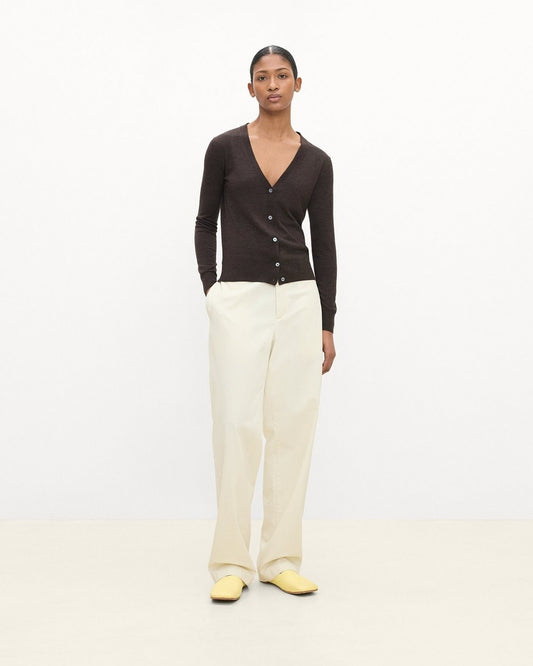 V-Neck Cardigan in Regal Wool