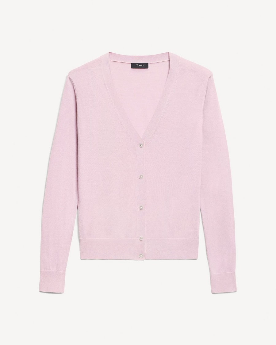 V-Neck Cardigan in Regal Wool