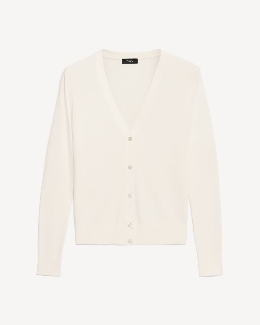 V-Neck Cardigan in Regal Wool