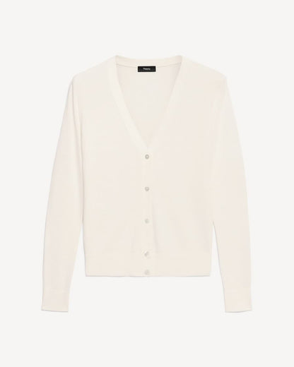 V-Neck Cardigan in Regal Wool