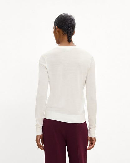 V-Neck Cardigan in Regal Wool