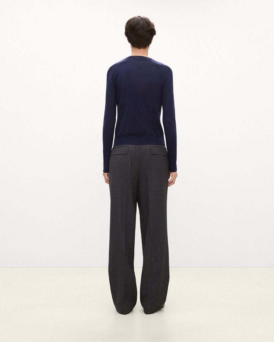 V-Neck Cardigan in Regal Wool
