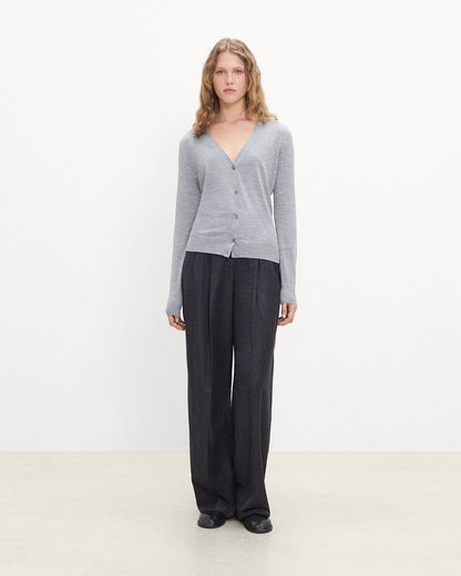 V-Neck Cardigan in Regal Wool