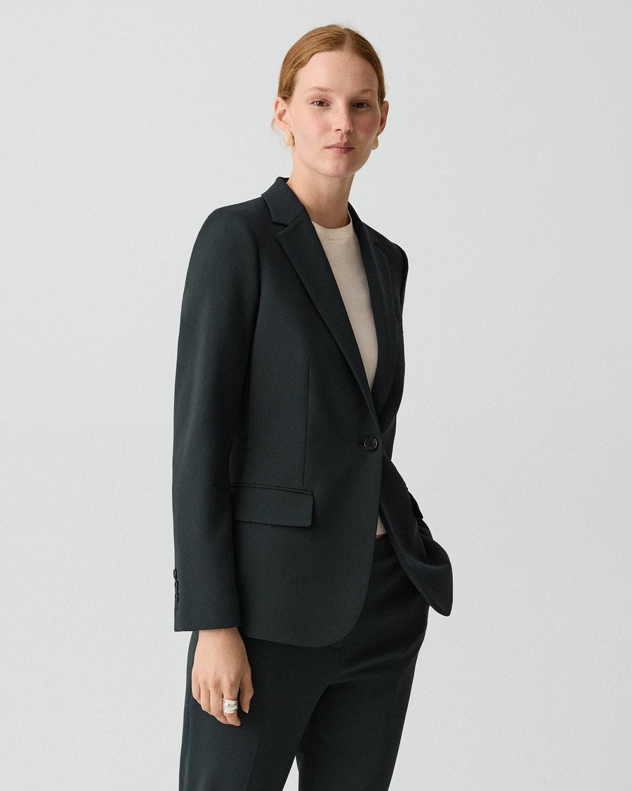 Staple Blazer in Admiral Crepe