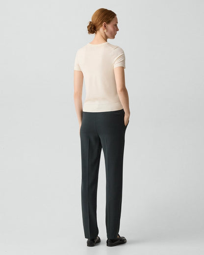 Treeca Full Length Pant in Admiral Crepe