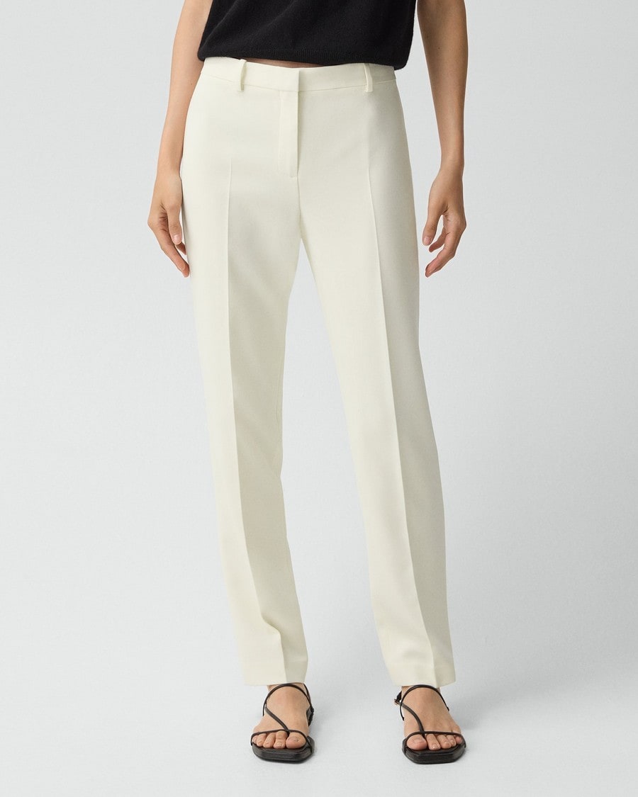 Treeca Full Length Pant in Admiral Crepe