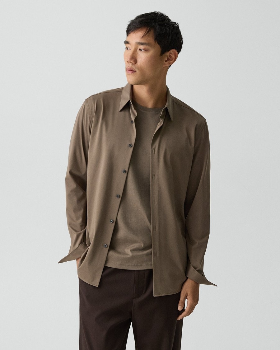 Sylvain Shirt in Structure Knit
