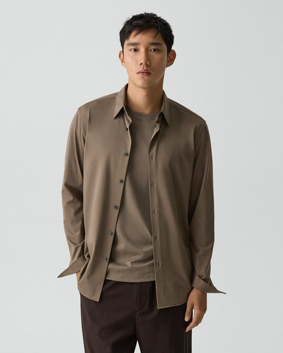 Sylvain Shirt in Structure Knit