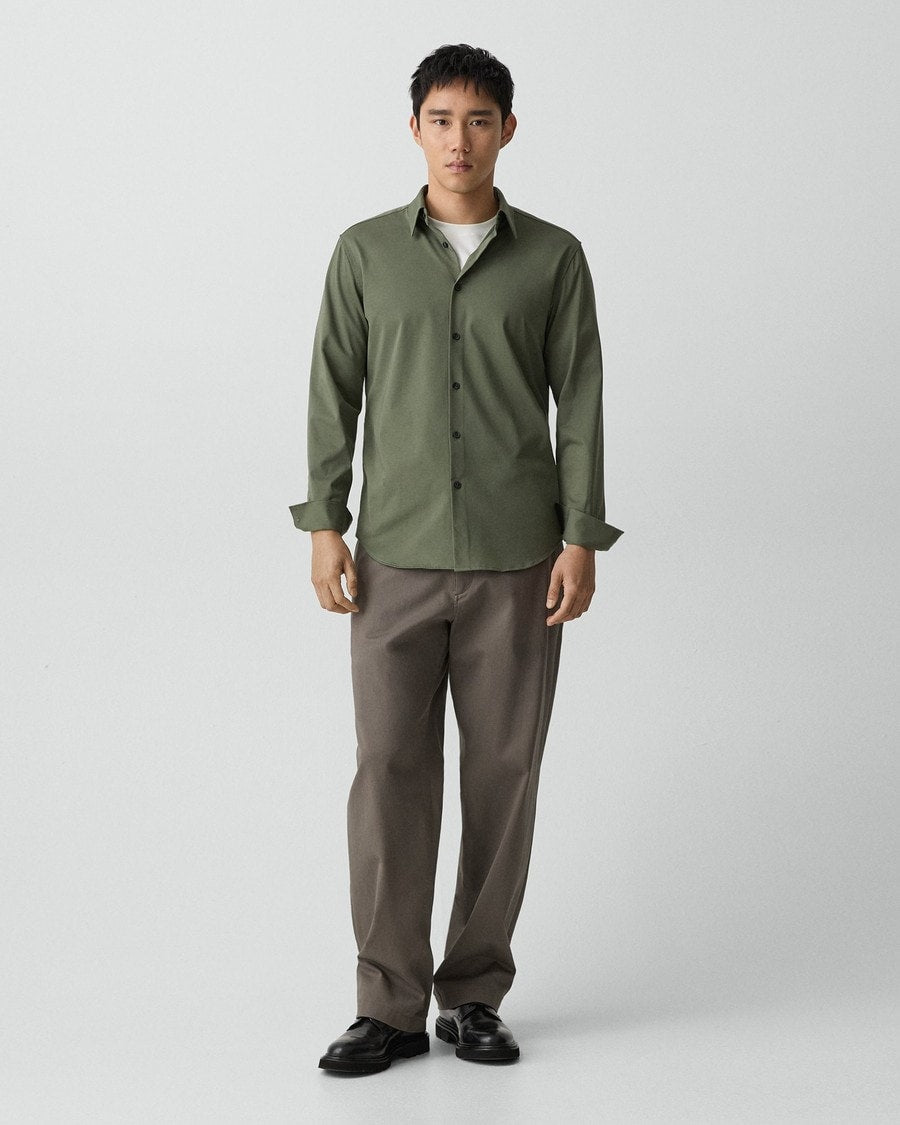 Sylvain Shirt in Structure Knit