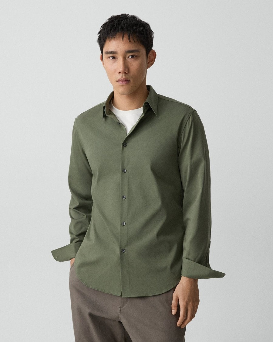 Sylvain Shirt in Structure Knit