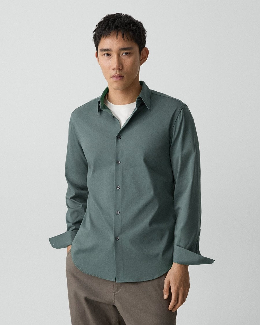 Sylvain Shirt in Structure Knit