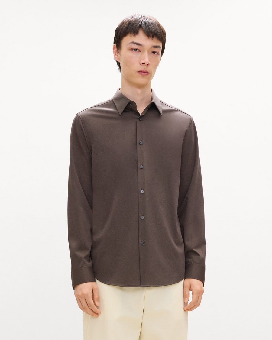 Sylvain Shirt in Structure Knit