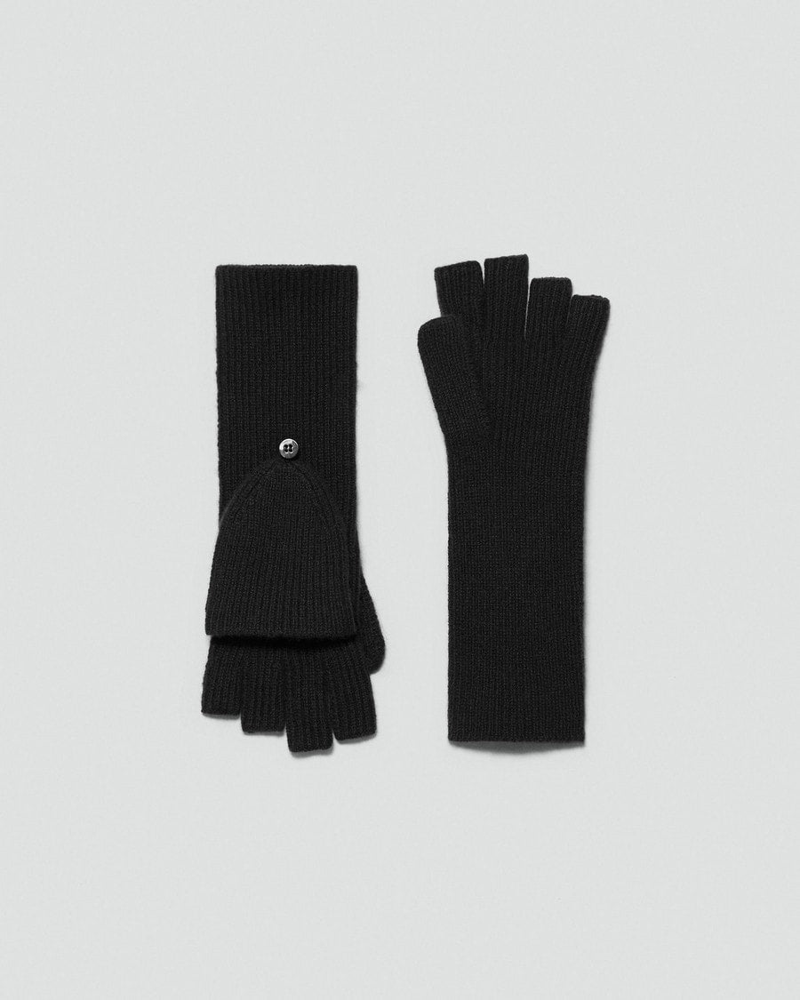 Fold-Back Gloves in Cashmere