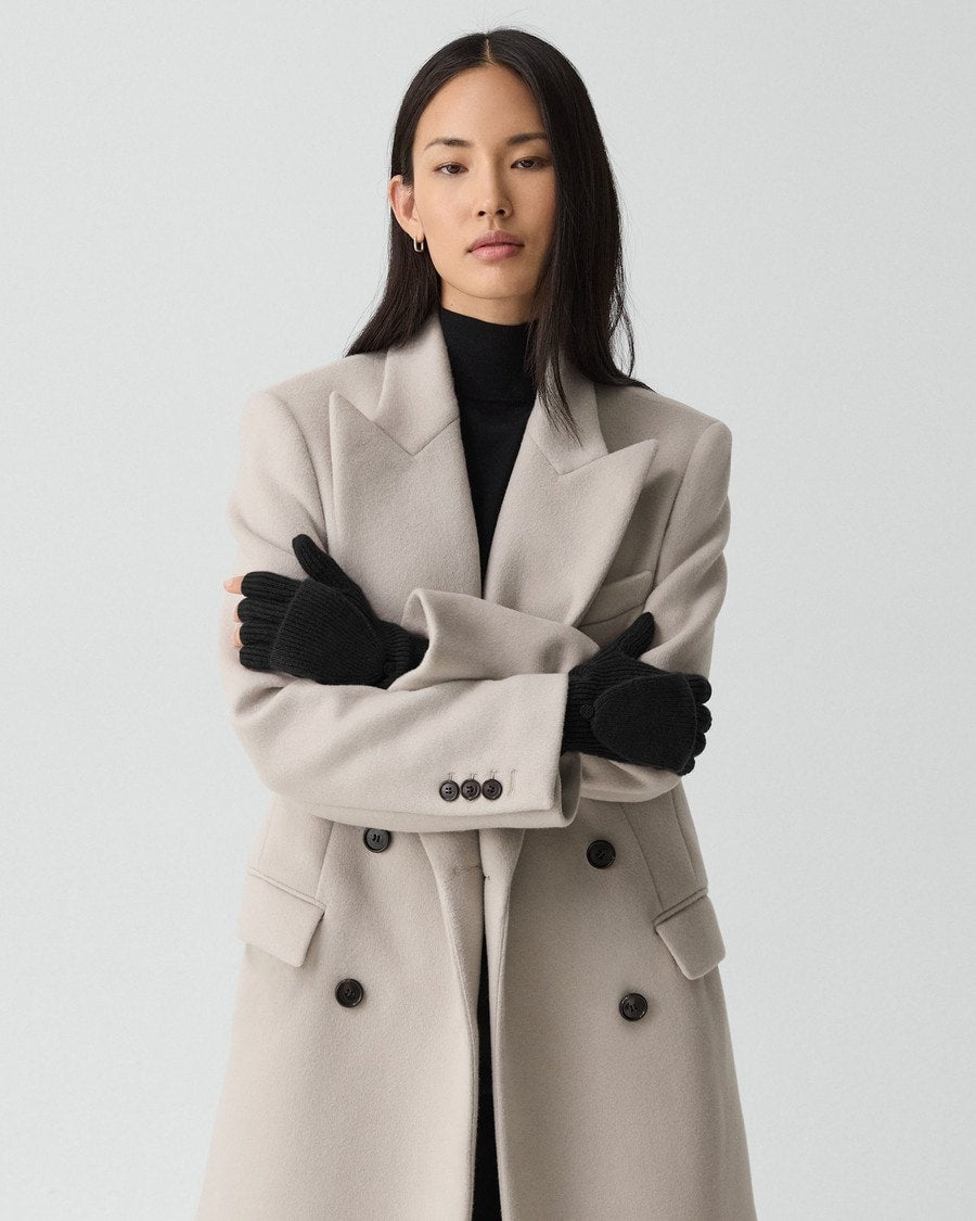 Fold-Back Gloves in Cashmere