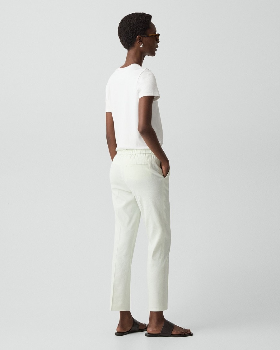 Treeca Pull-On Pant in Good Linen