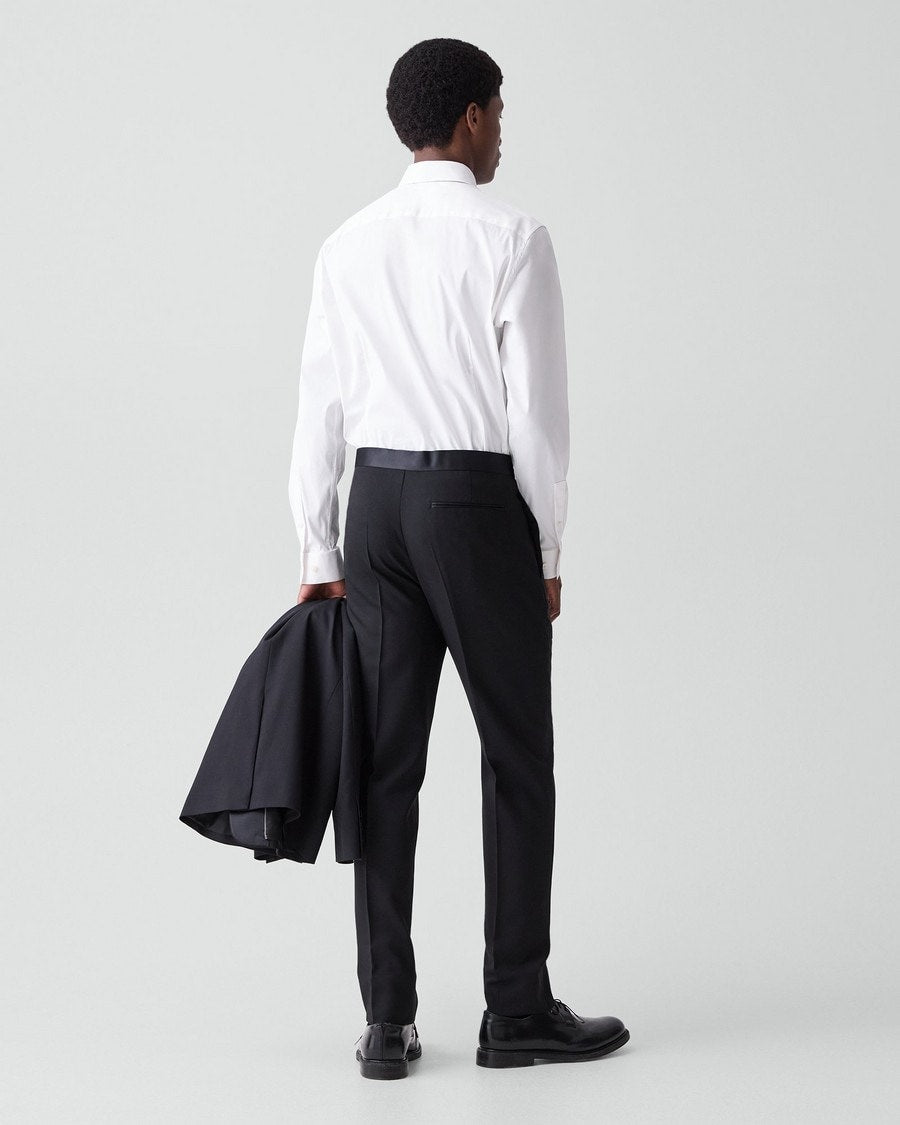 Mayer Tuxedo Pant in Stretch Wool