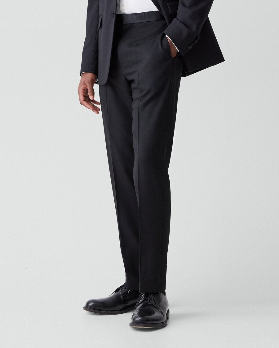 Mayer Tuxedo Pant in Stretch Wool