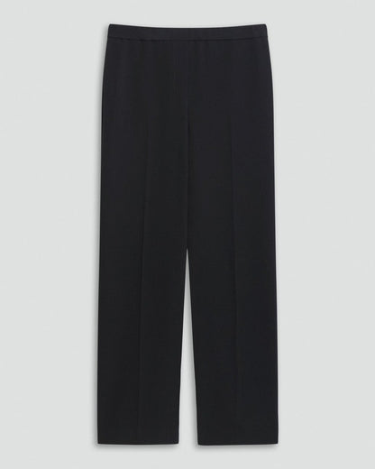Wide-Leg Pull-On Pant in Admiral Crepe