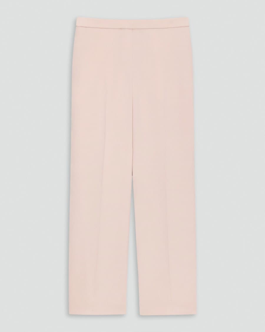 Wide-Leg Pull-On Pant in Admiral Crepe