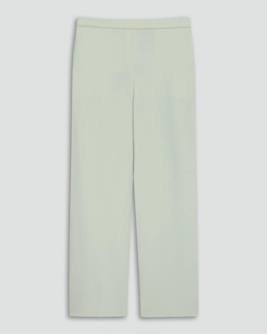 Wide-Leg Pull-On Pant in Admiral Crepe