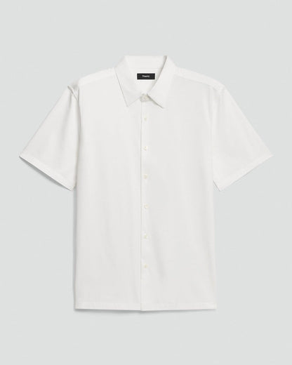 Irving Short-Sleeve Shirt in Structure Knit