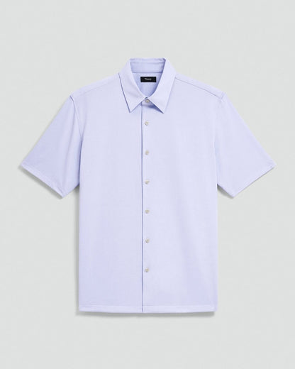 Irving Short-Sleeve Shirt in Structure Knit
