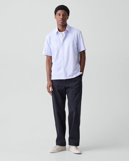 Irving Short-Sleeve Shirt in Structure Knit