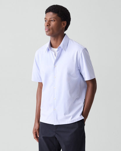 Irving Short-Sleeve Shirt in Structure Knit
