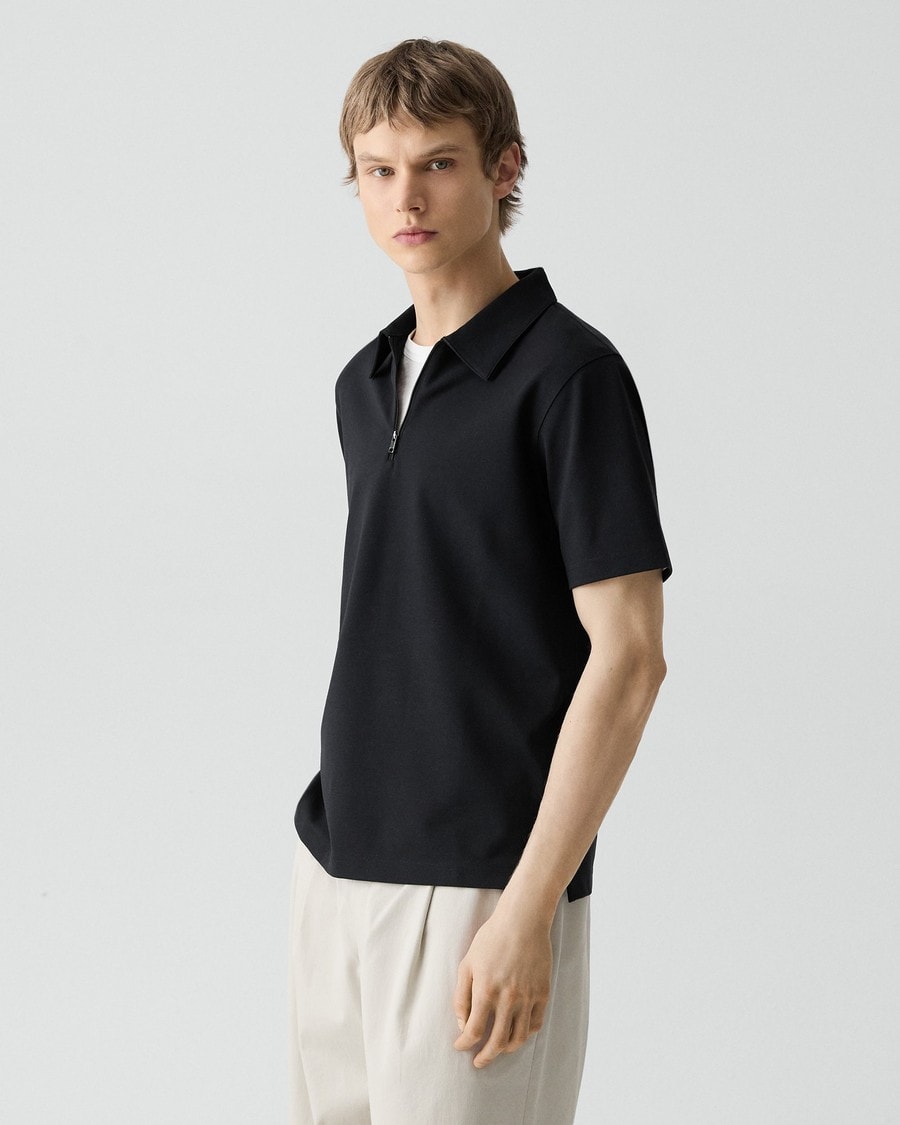 Ryder Quarter-Zip Polo in Relay Jersey