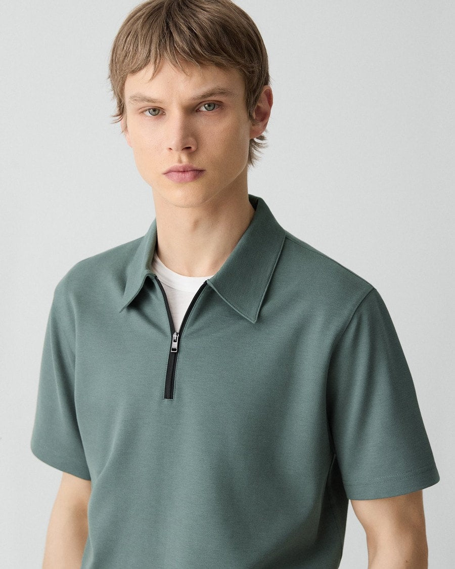 Ryder Quarter-Zip Polo in Relay Jersey