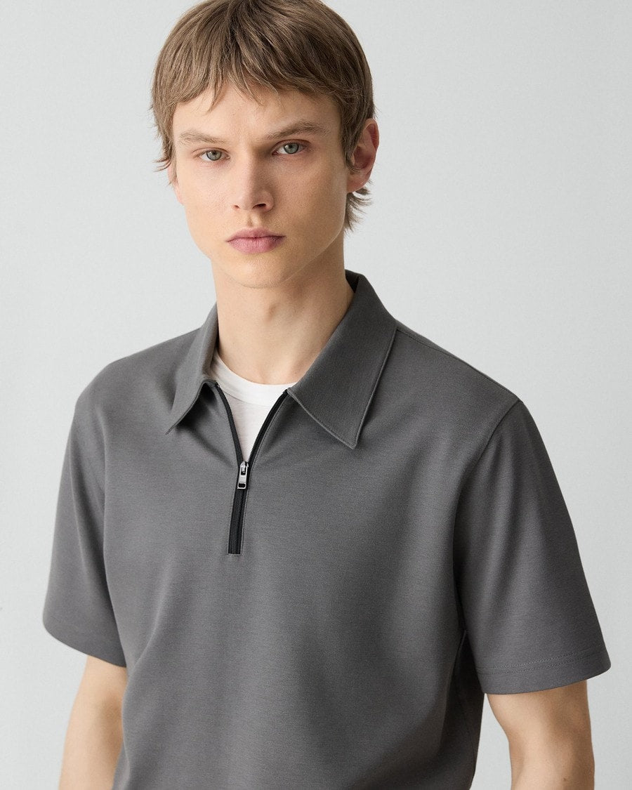 Ryder Quarter-Zip Polo in Relay Jersey
