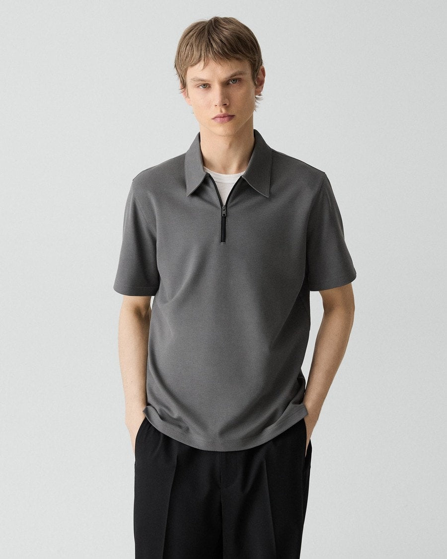 Ryder Quarter-Zip Polo in Relay Jersey