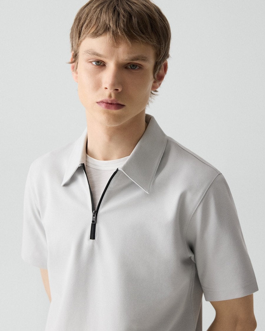 Ryder Quarter-Zip Polo in Relay Jersey