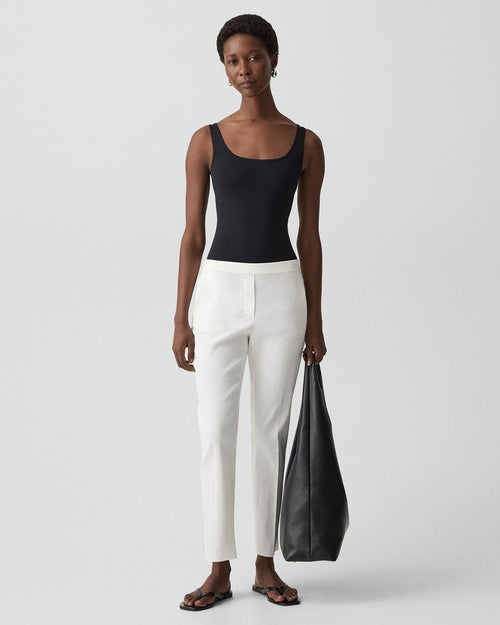Treeca Pull-On Pant in Good Linen