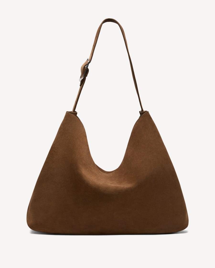 Hobo Bag in Suede