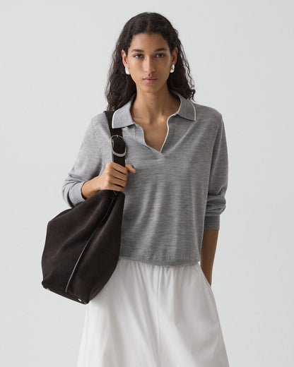 Hobo Bag in Suede