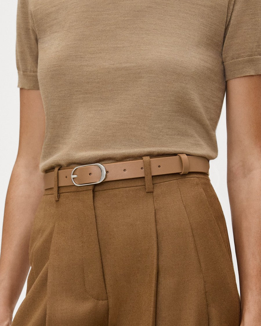 Classic Oblong Belt in Leather